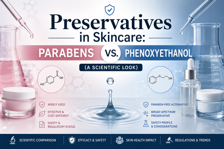 Preservatives in Skincare: Parabens vs. Phenoxyethanol (A Scientific Look)