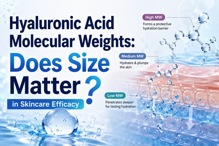 Hyaluronic Acid Molecular Weights: Does Size Matter in Skincare Efficacy?