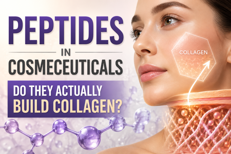 Peptides in Cosmeceuticals: Do They Actually Build Collagen?