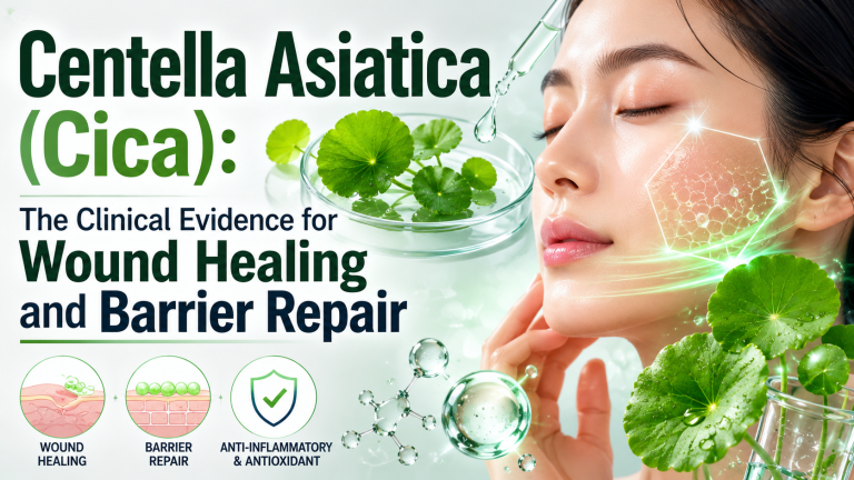 Centella Asiatica (Cica): The Clinical Evidence for Wound Healing and Barrier Repair
